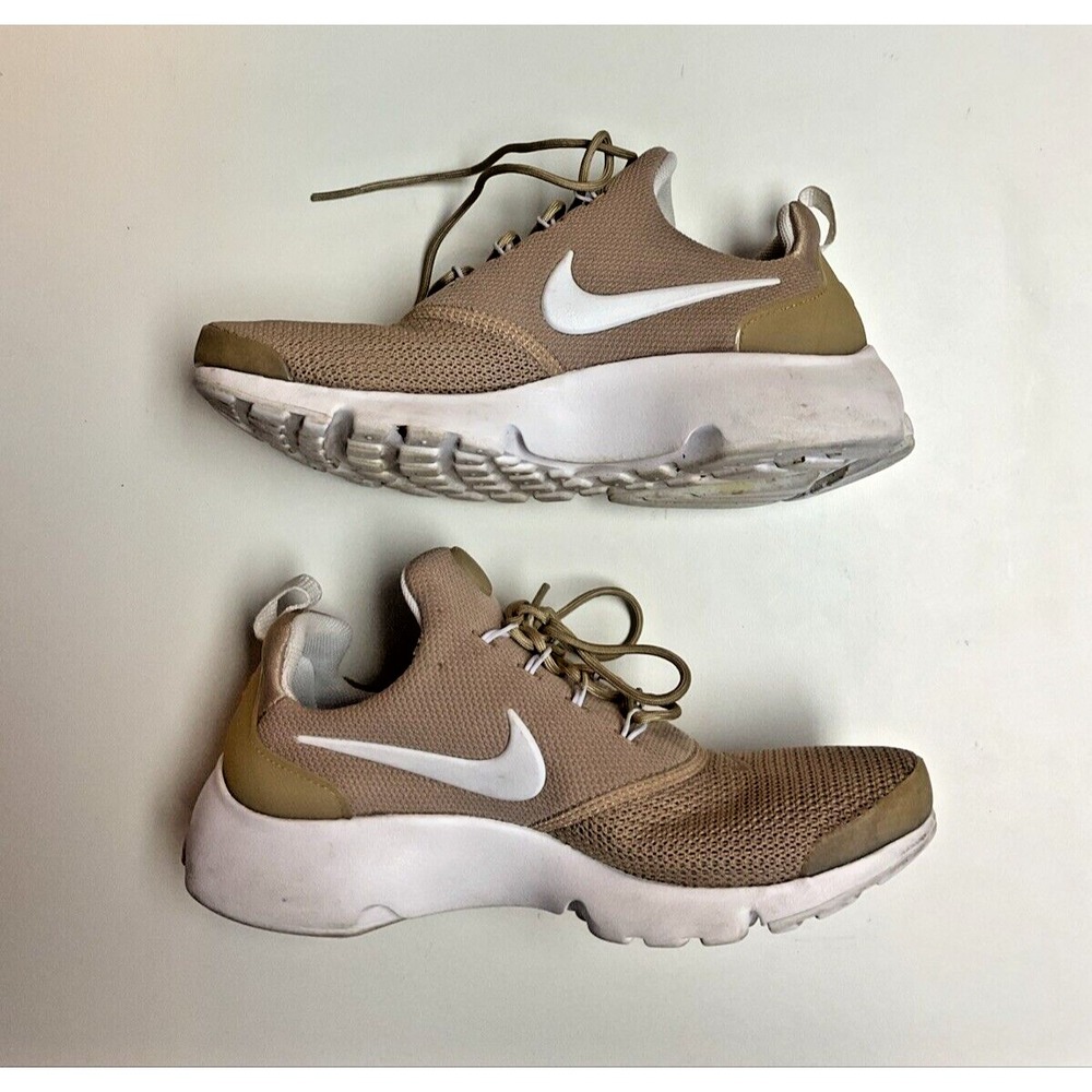 Nike Women’s Taupe Sneakers with White Swoosh